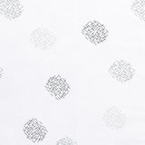 mamaRoo Sleep® Bassinet Sheet - White Crosshatch Detail